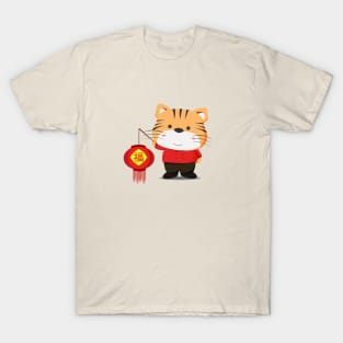 Tiger with Lampion T-Shirt